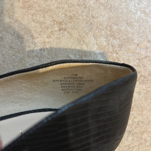 Nine West Black Heels 7.5 - Picture 6 of 9